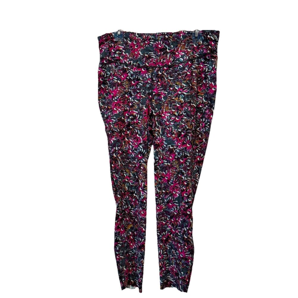 Lululemon Base Pace High Rise Tights 23”  Floral Electric Multi Gym Run Size 14